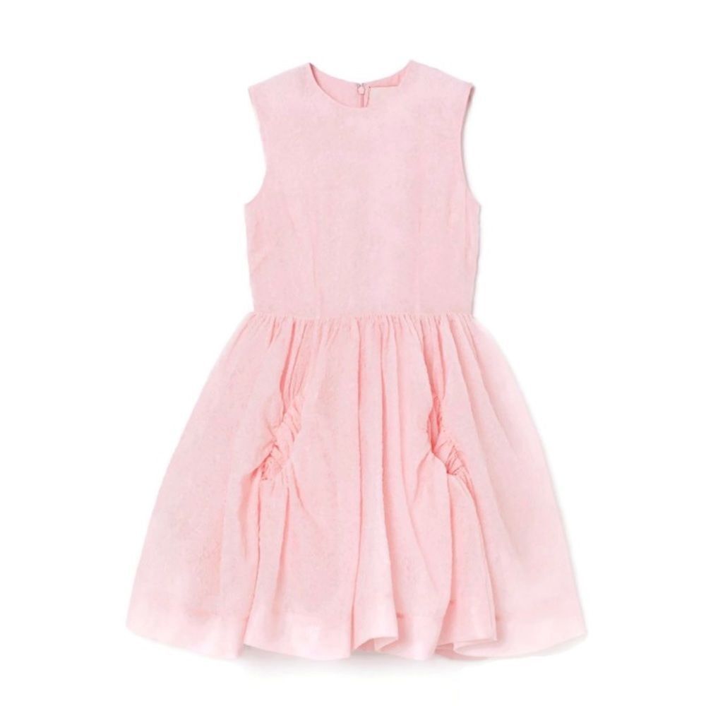 Simone Rocha x H&M Short Cloqué Mini Fit & Flare Dress Pink M